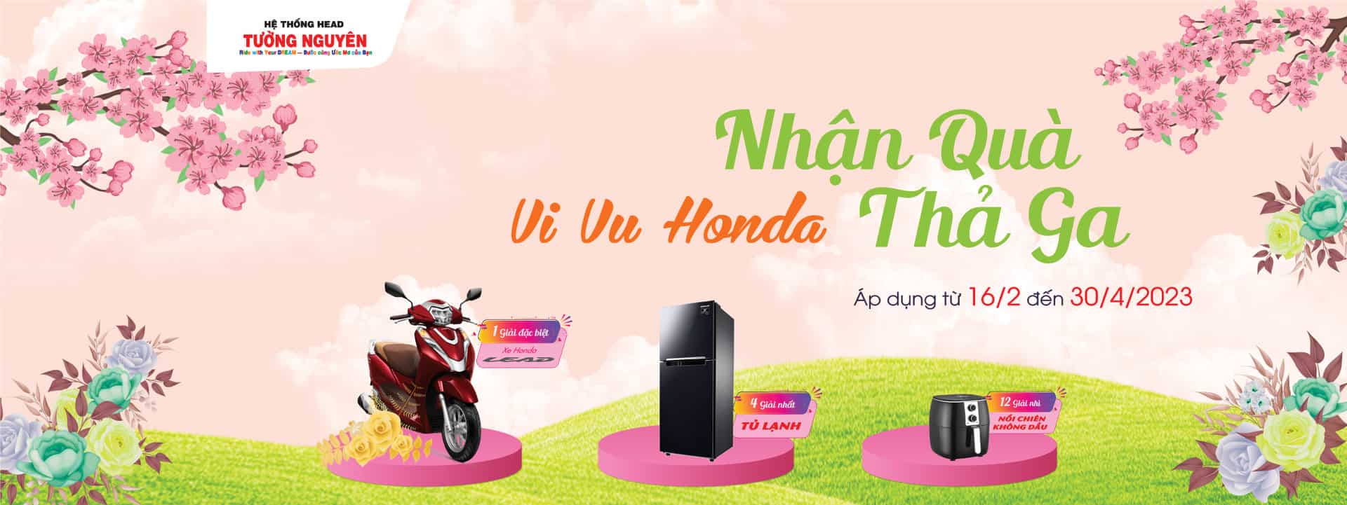 VI VU HONDA – NHẬN QUÀ THẢ GA