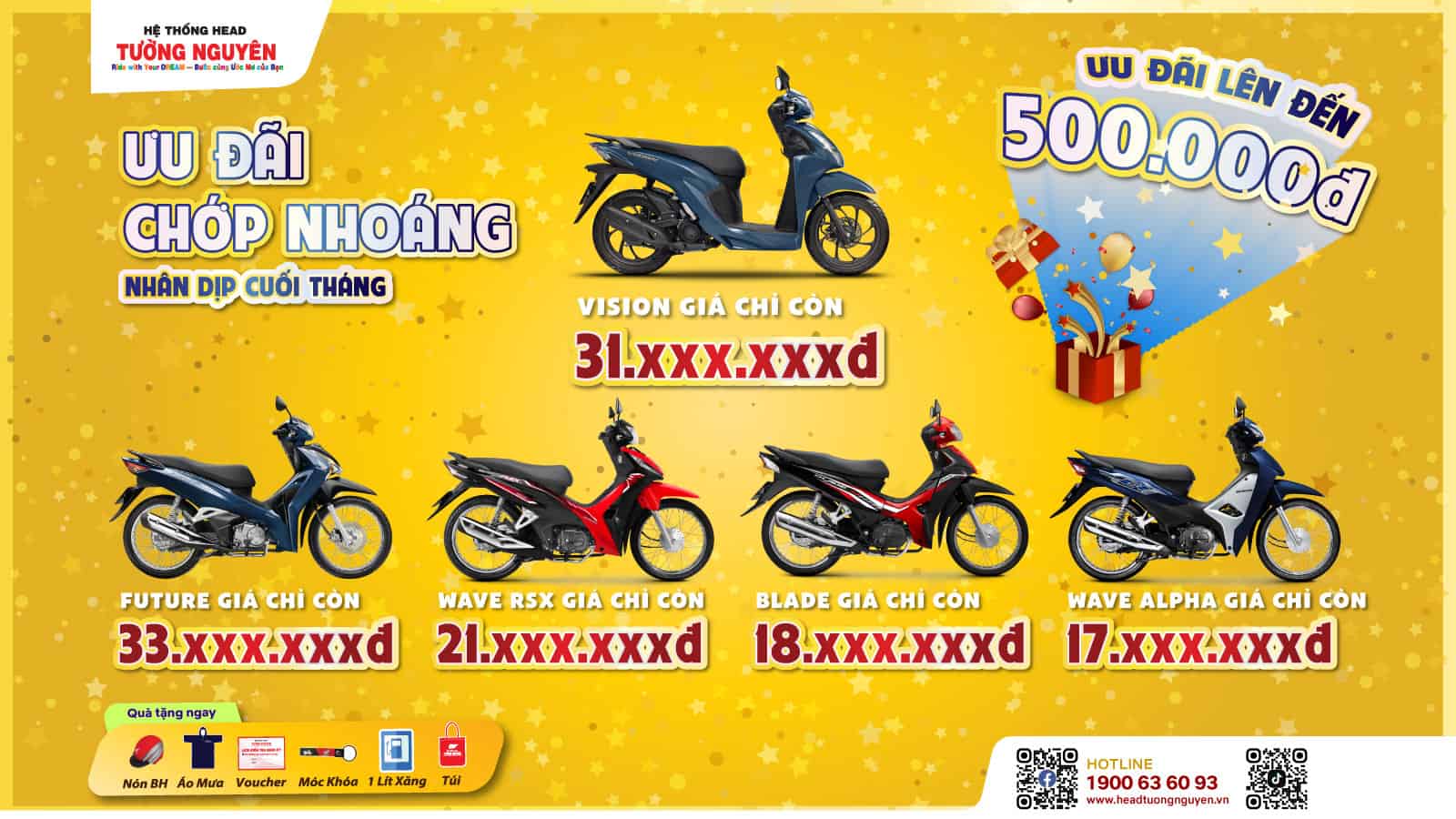 ƯU ĐÃI CHỚP NHOÁNG – NHÂN DỊP CUỐI THÁNG