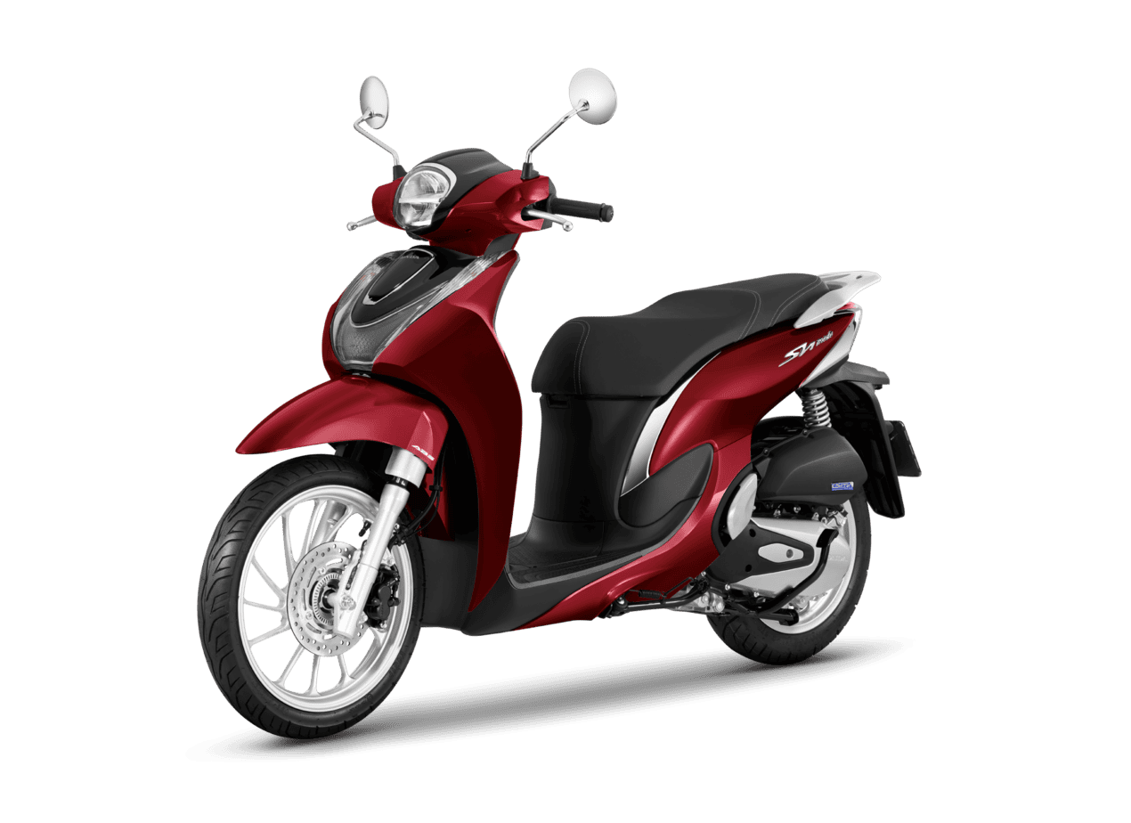 Sh mode 125 — Cao cấp — 2027 — màu Đỏ đen, góc nhìn 2