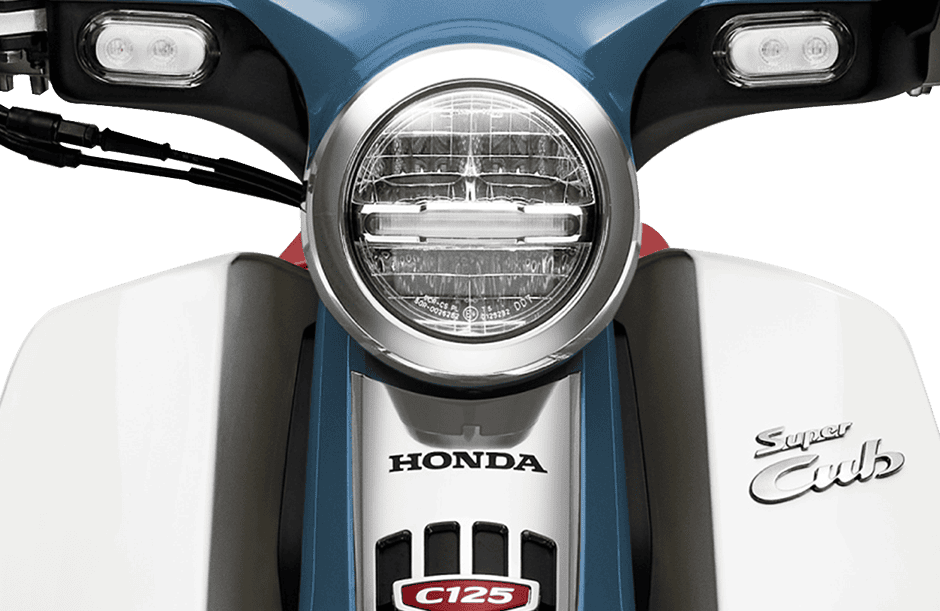 Super Cub C125 — Hệ thống đèn LED hiện đại và đèn luôn sáng AHO