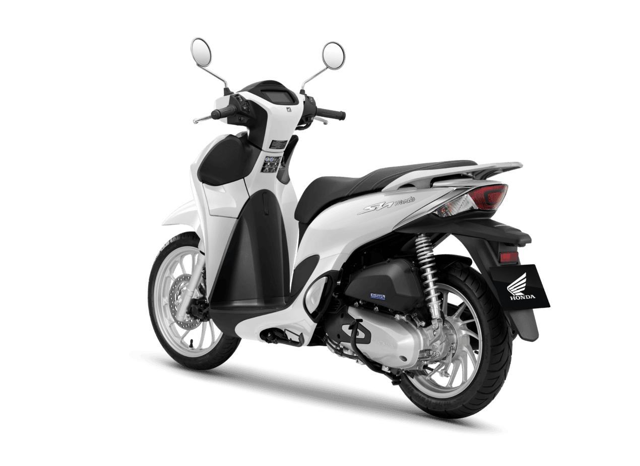 Sh mode 125 — Tiêu chuẩn — 2027 — màu Trắng đen, góc nhìn 4