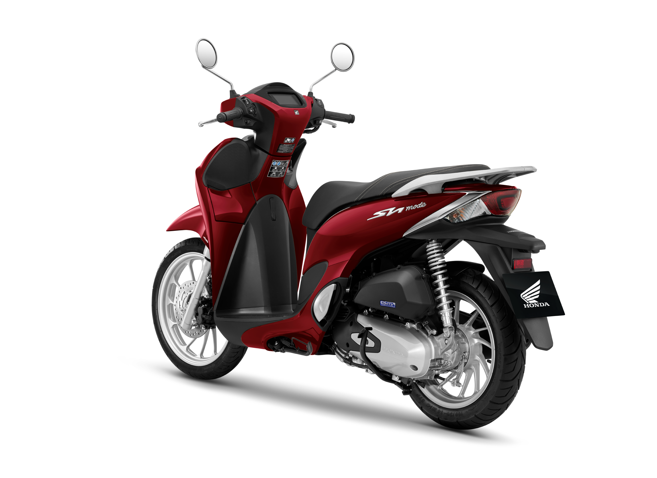 Sh mode 125 — Cao cấp — 2027 — màu Đỏ đen, góc nhìn 4