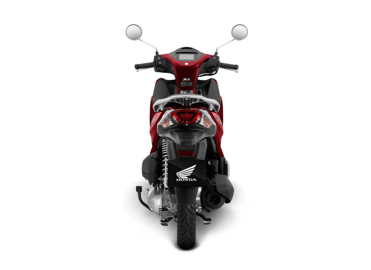 Sh mode 125 — Cao cấp — 2027 — màu Đỏ đen, góc nhìn 5
