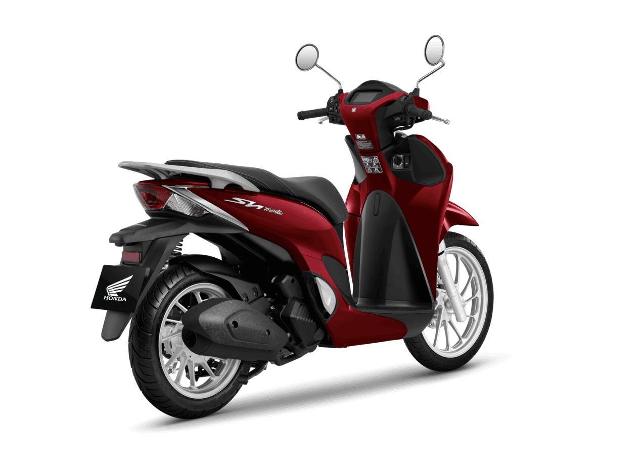 Sh mode 125 — Cao cấp — 2027 — màu Đỏ đen, góc nhìn 6