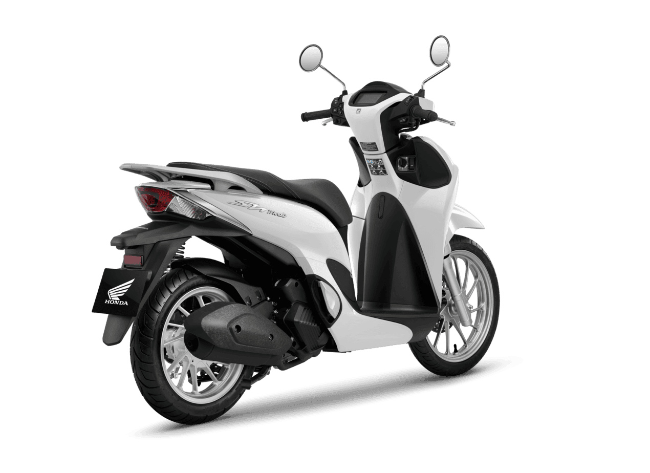 Sh mode 125 — Tiêu chuẩn — 2027 — màu Trắng đen, góc nhìn 6