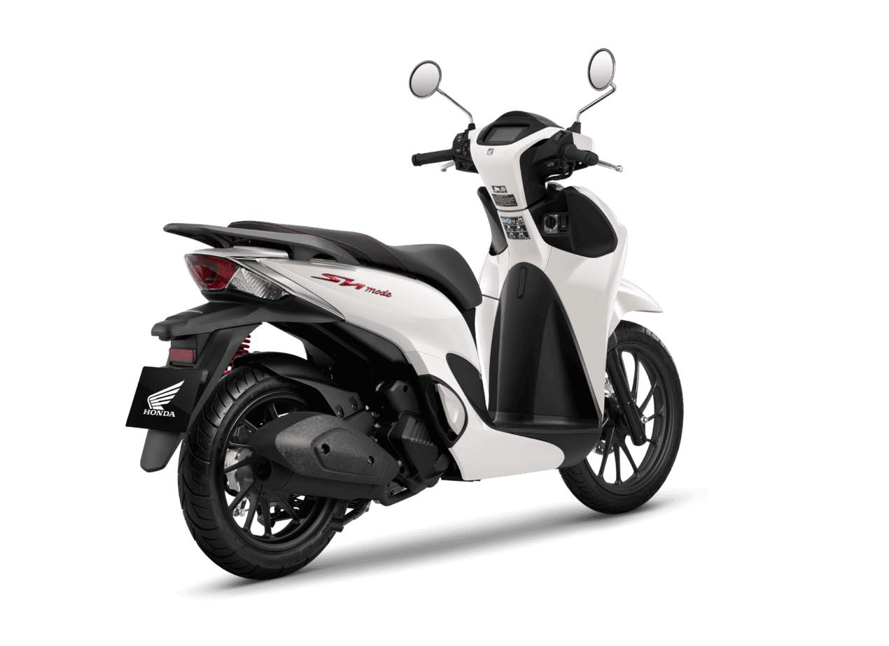 Sh mode 125 — Thể thao — 2027 — màu Trắng đen, góc nhìn 6