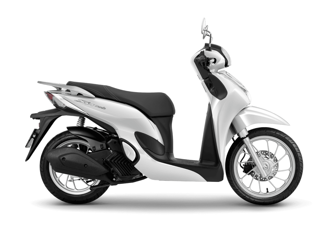 Sh mode 125 — Tiêu chuẩn — 2027 — màu Trắng đen, góc nhìn 7