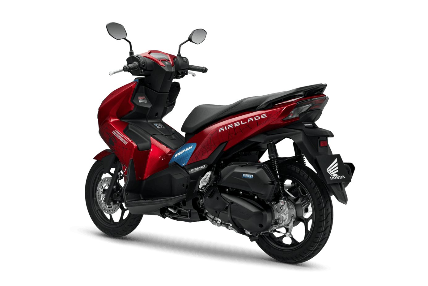 Air Blade 160/125 — Marvel Spider-Man — 2026 — màu Đỏ Đen, góc nhìn 6