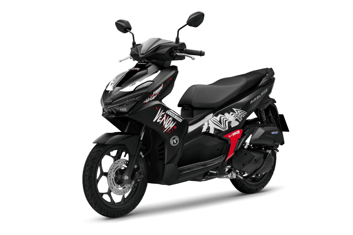 Air Blade 160/125 — Marvel Venom — 2026 — màu Đen, góc nhìn 4