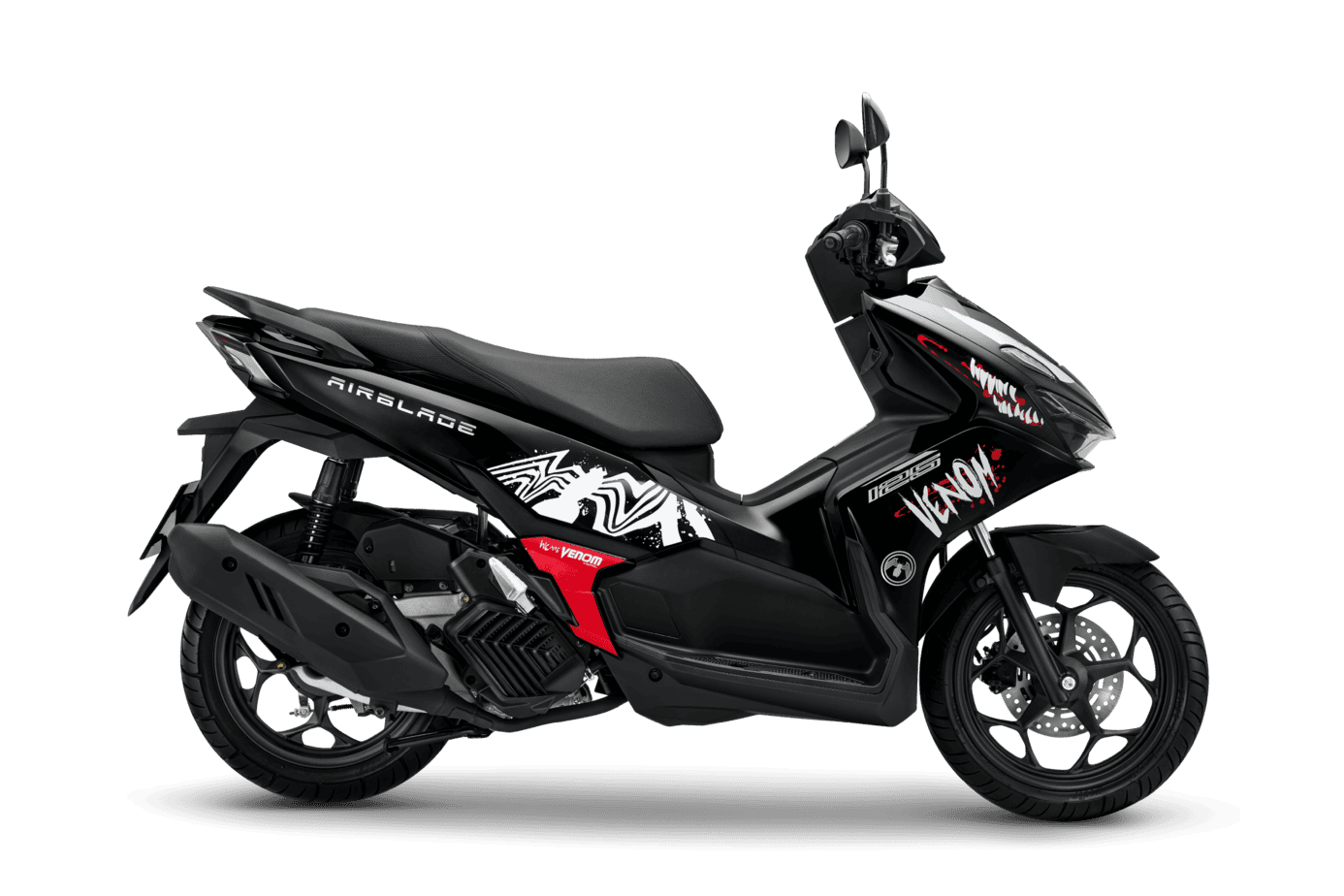 Air Blade 160/125 — Marvel Venom — 2026 — màu Đen, góc nhìn 1