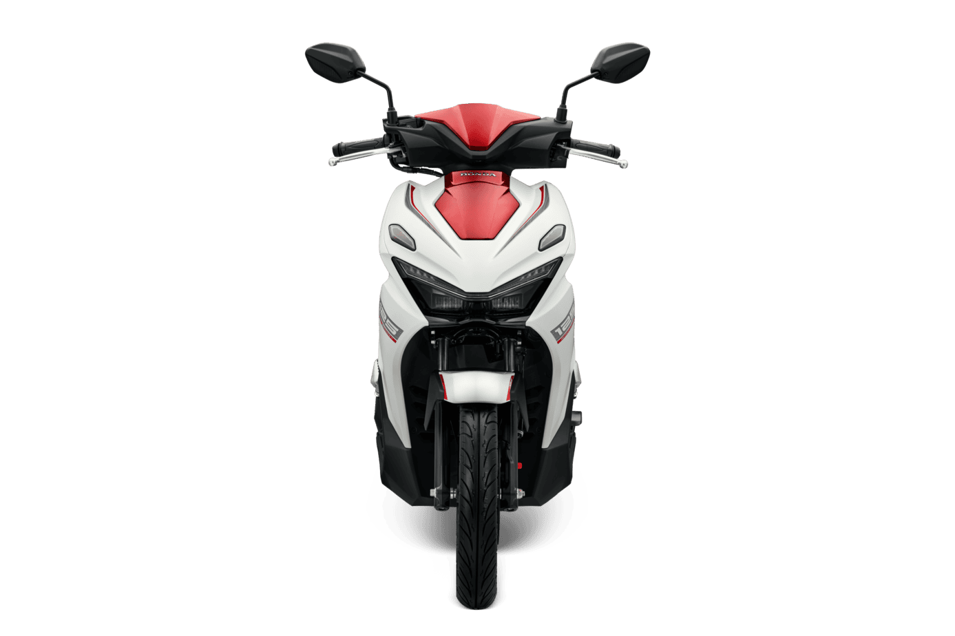 Air Blade 160/125 — 125 Thể Thao — 2026 — màu Trắng Đỏ Đen, góc nhìn 3