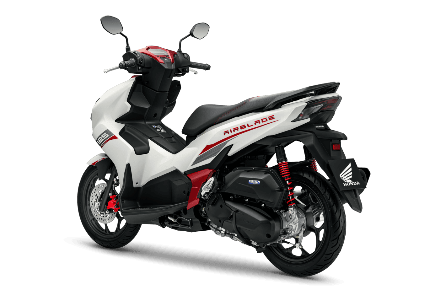 Air Blade 160/125 — 125 Thể Thao — 2026 — màu Trắng Đỏ Đen, góc nhìn 6