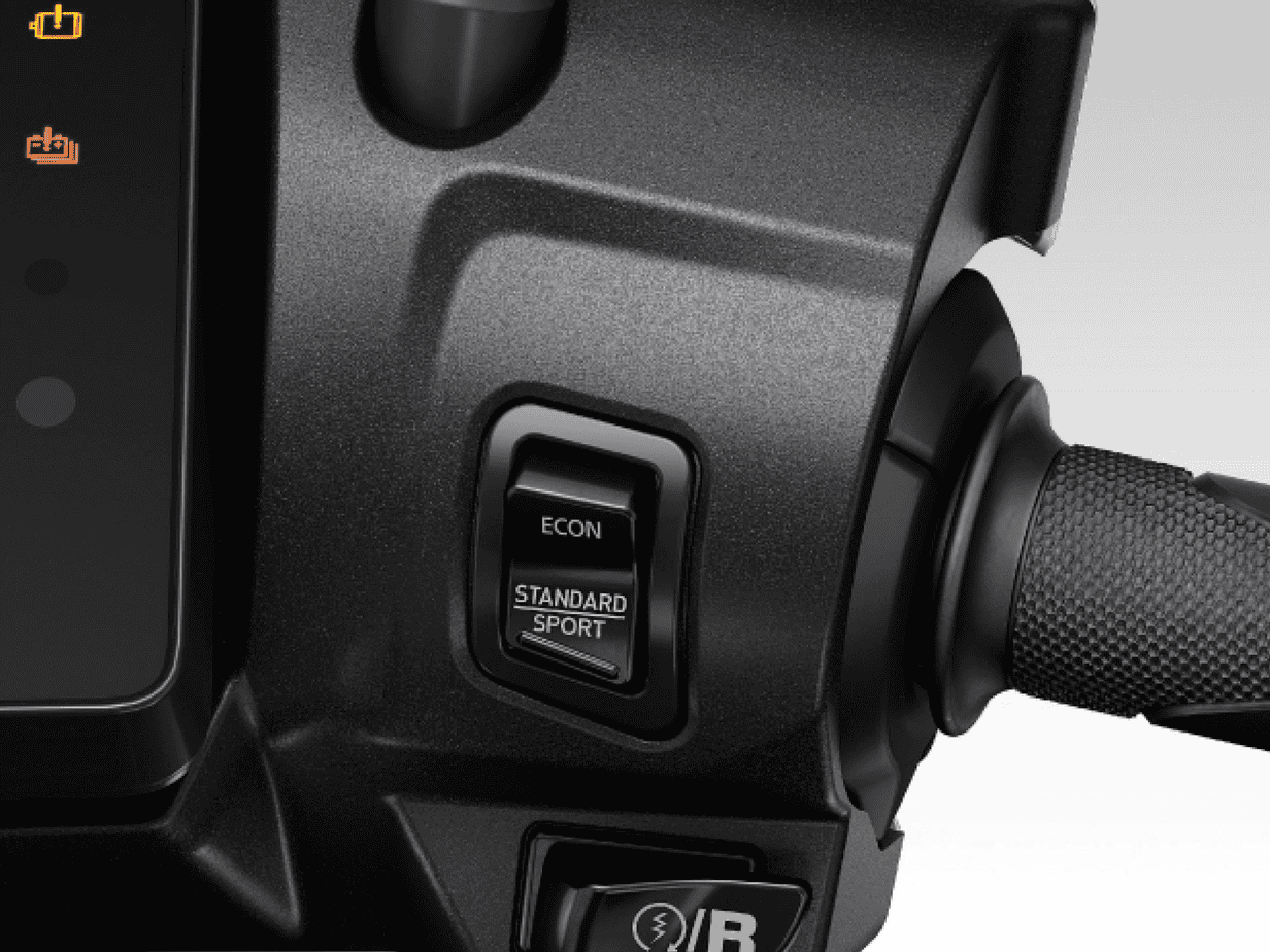 CUV e: — 3 chế độ lái khác nhau và chế độ hỗ trợ lùi xe tiện lợi