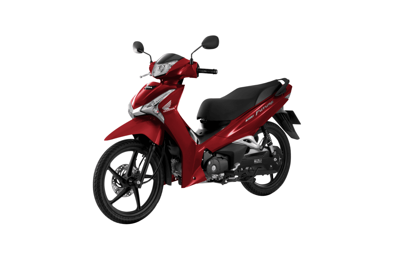 Future 125 FI — Cao cấp — 2026 — màu Đỏ đen trắng, góc nhìn 2