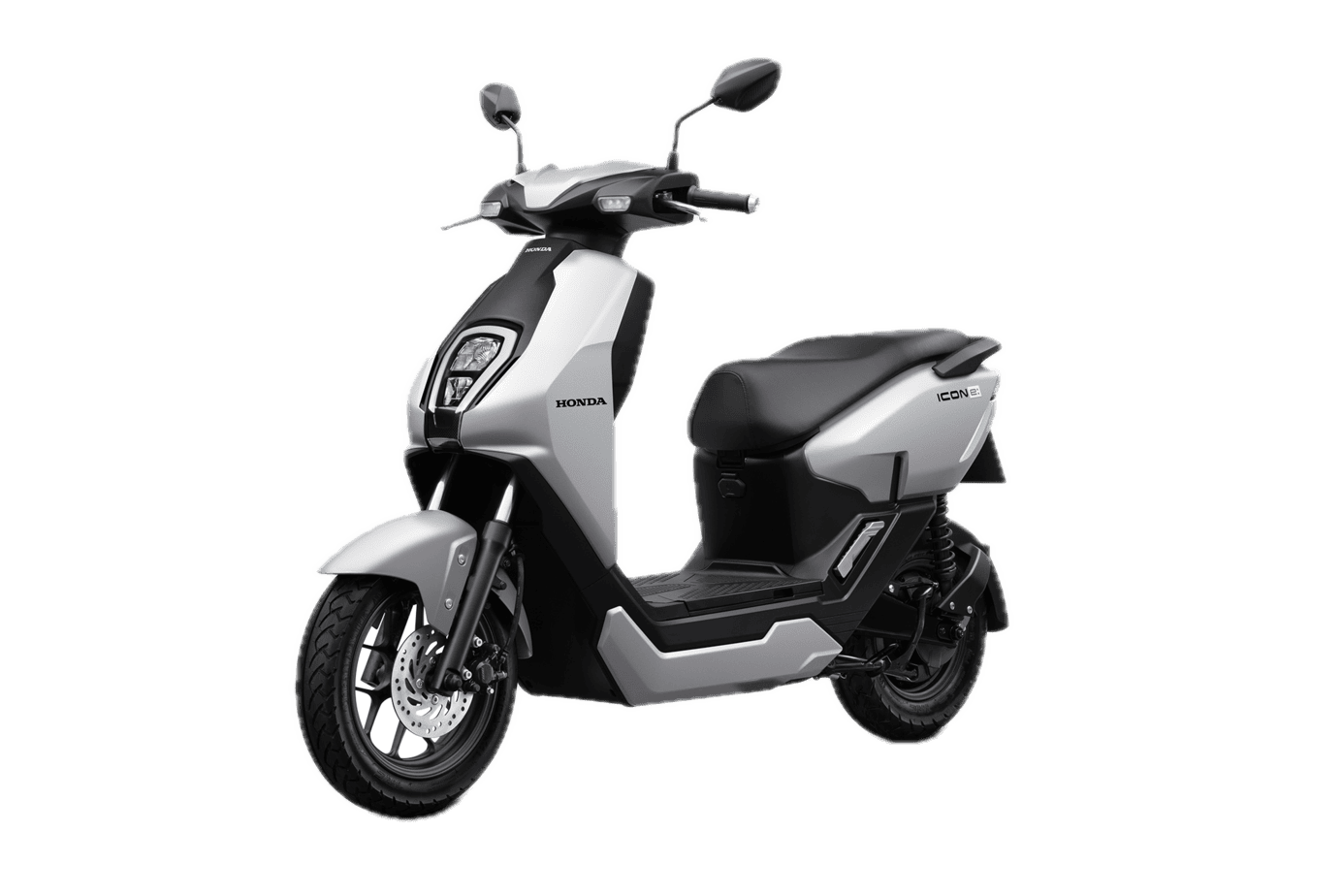 ICON e: — Đặc biệt — màu Bạc nhám, góc nhìn 4