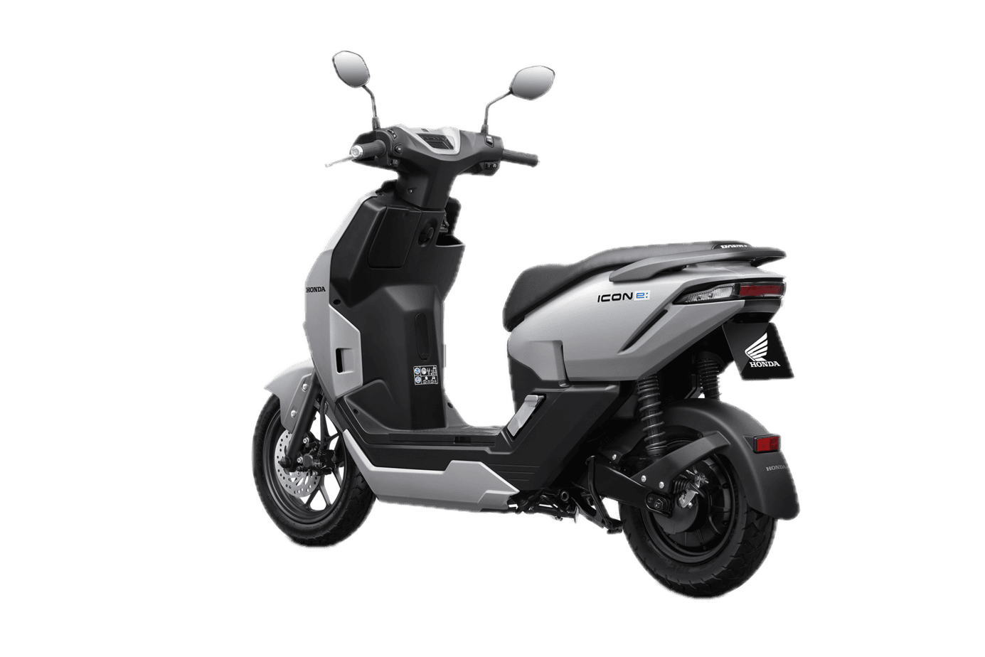 ICON e: — Đặc biệt — màu Bạc nhám, góc nhìn 6