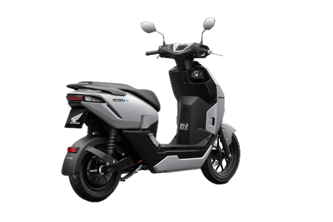 ICON e: — Đặc biệt — màu Bạc nhám, góc nhìn 8