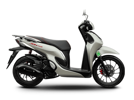 Sh mode 125 — thể thao — 2024 — màu Xám đen, góc nhìn 3