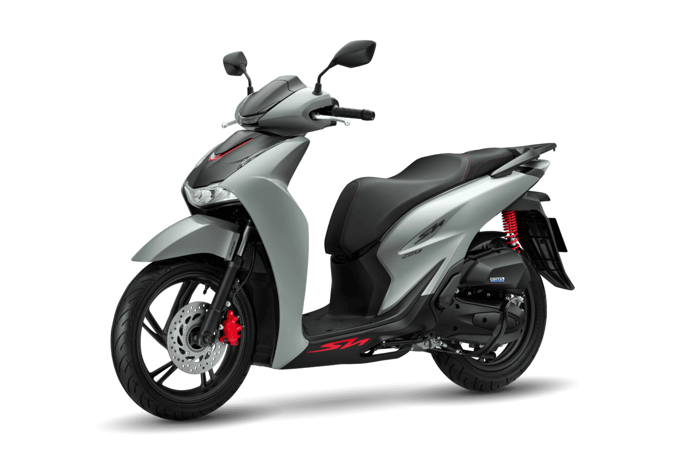 SH160i/125i — SH160i Thể Thao — 2026 — màu Xám Đen Đỏ, góc nhìn 4