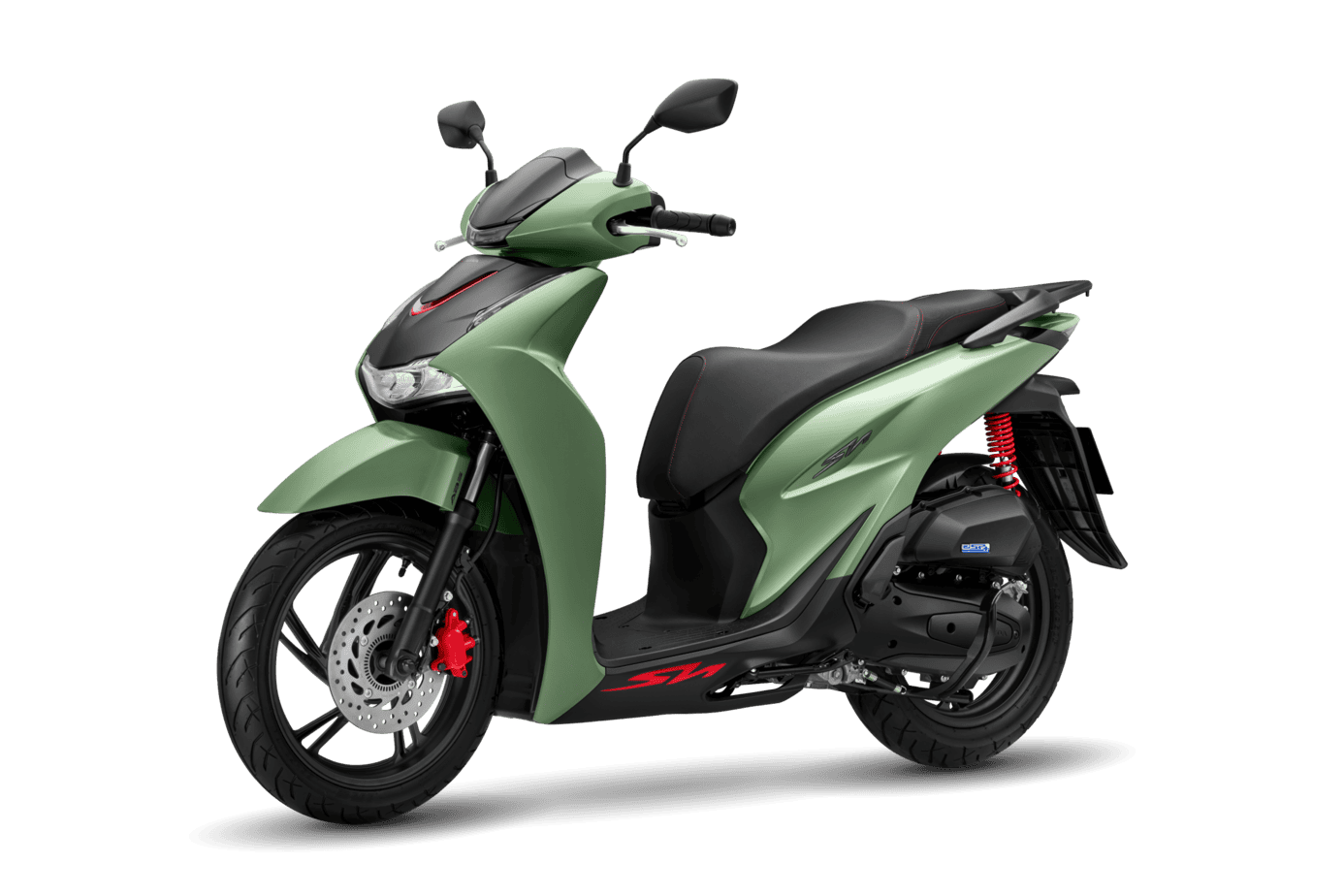 SH160i/125i — SH125i Thể Thao — 2026 — màu Xanh Đen Đỏ, góc nhìn 4