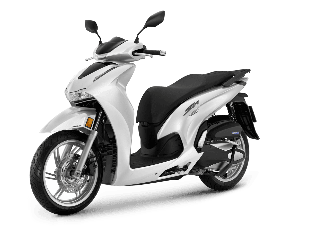 SH350i — Cao Cấp — 2025 — màu Trắng Đen, góc nhìn 2