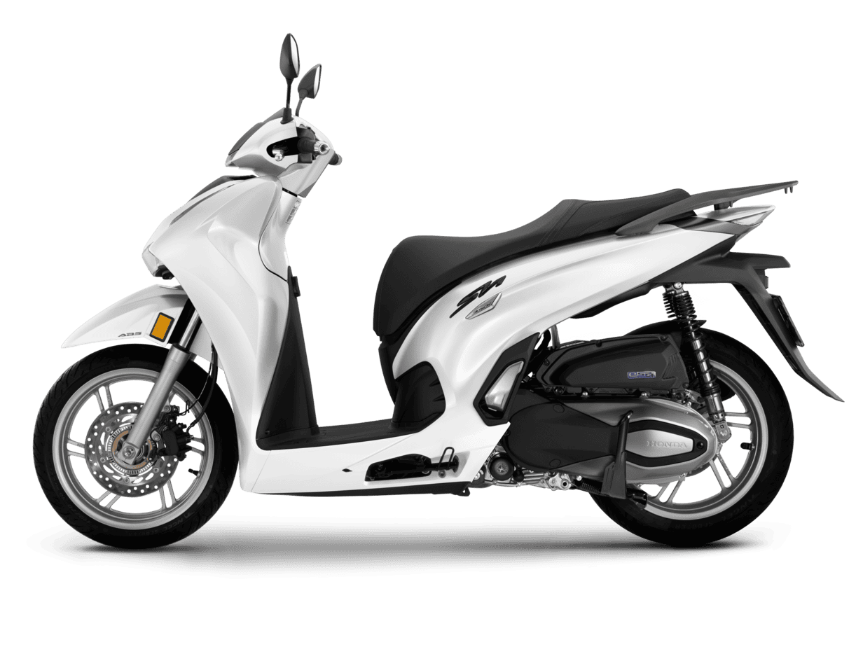 SH350i — Cao Cấp — 2025 — màu Trắng Đen, góc nhìn 3