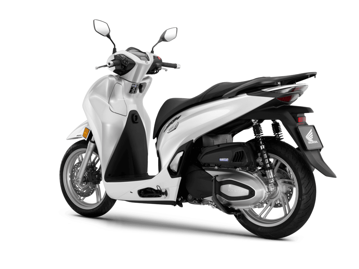 SH350i — Cao Cấp — 2025 — màu Trắng Đen, góc nhìn 4