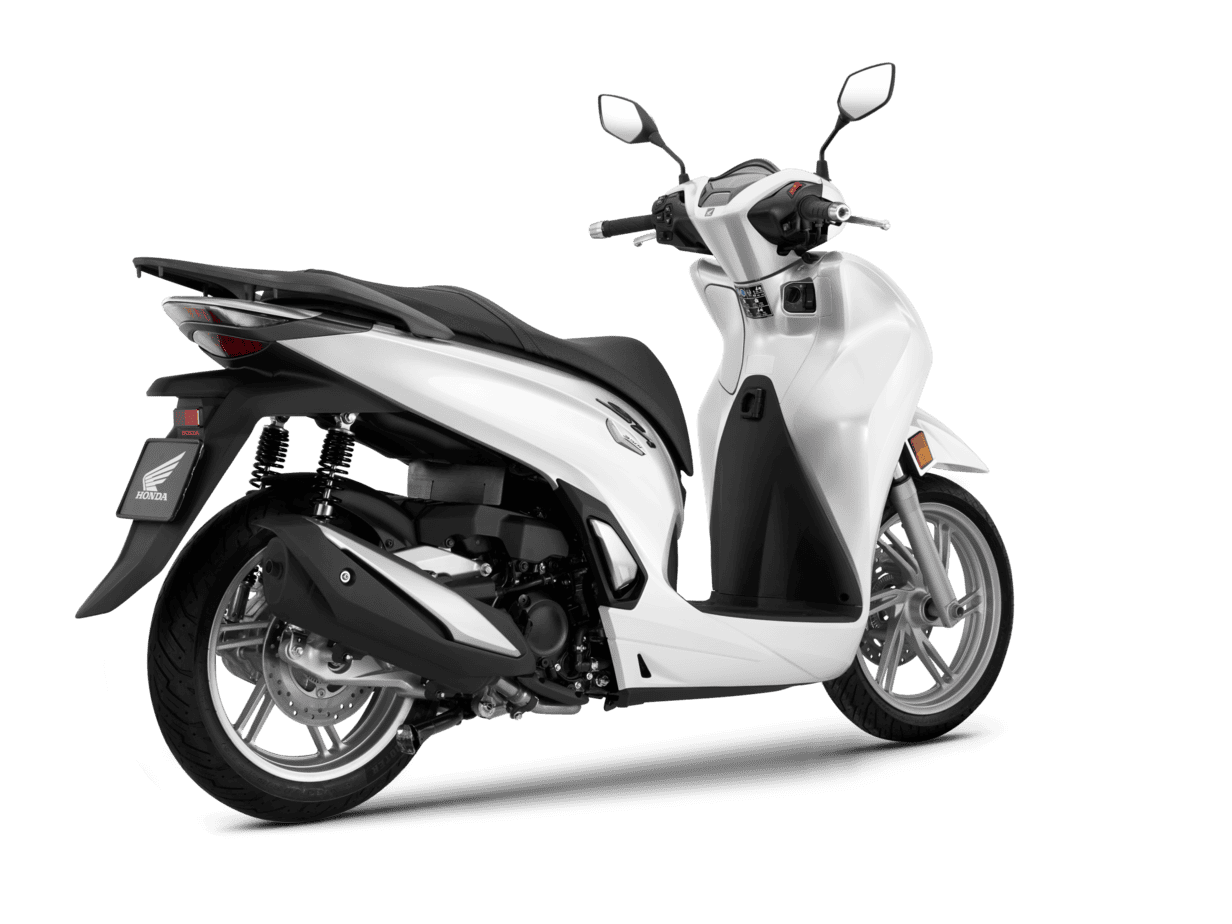 SH350i — Cao Cấp — 2025 — màu Trắng Đen, góc nhìn 6