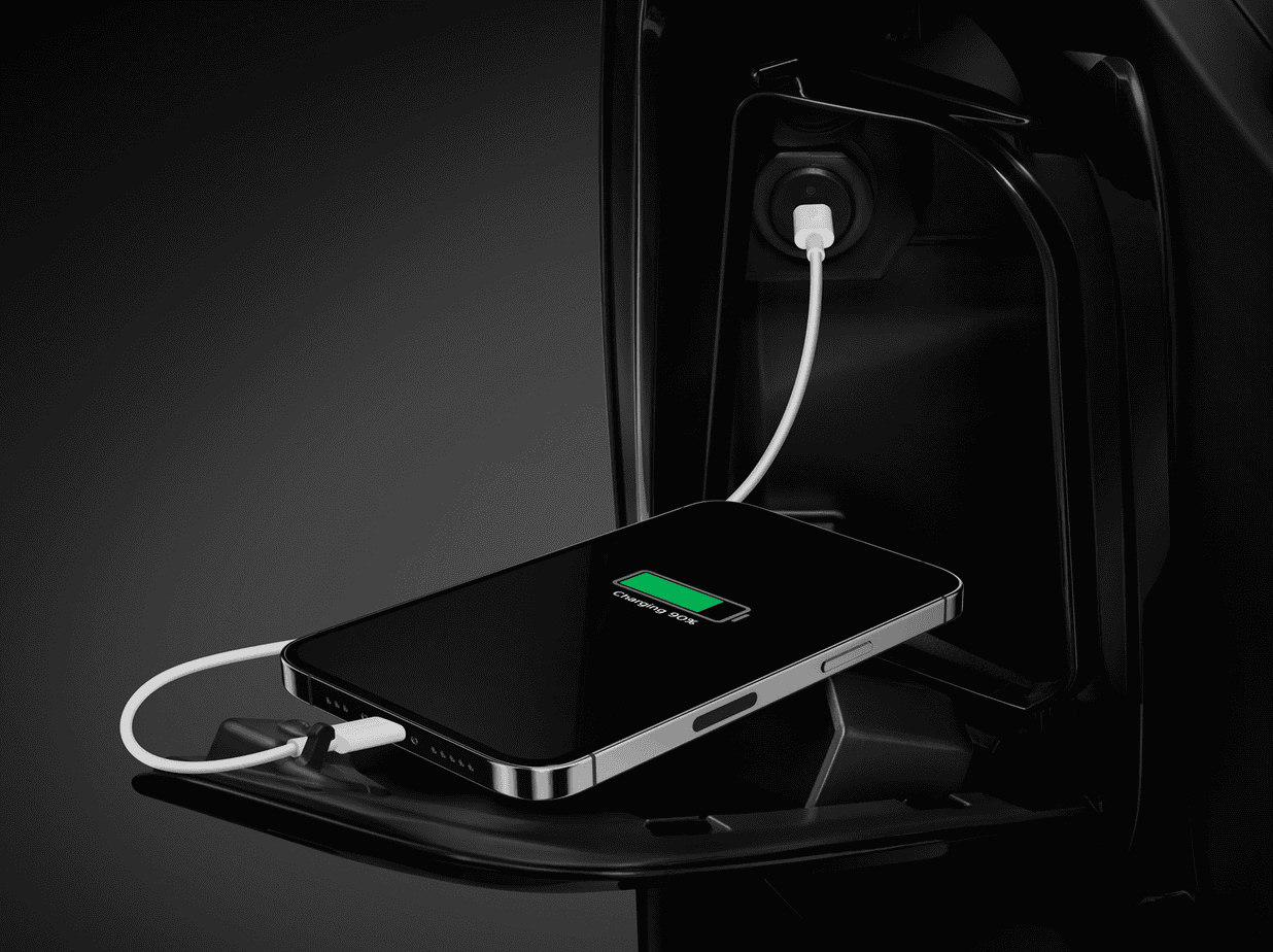 UC3 — Hộc để đồ phía trước có trang bị cổng sạc USB loại C