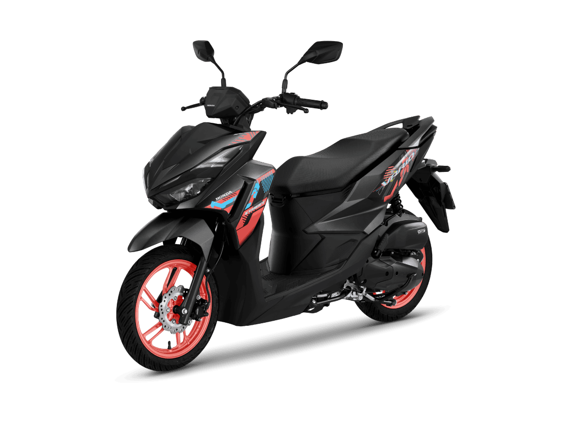 Vario 125 — Street — 2027 — màu Đen/Vành Cam, góc nhìn 2
