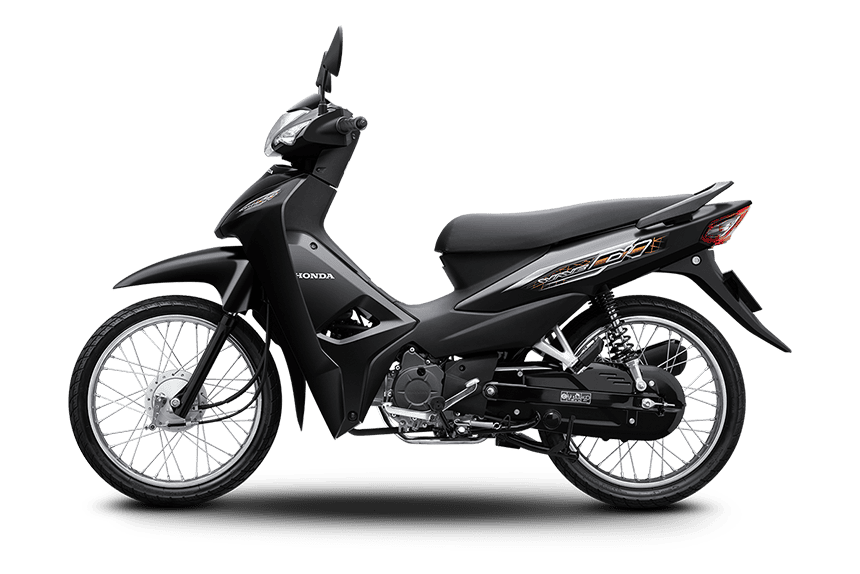 Wave Alpha 110 — đặc biệt — 2024 — màu Đen nhám, góc nhìn 3