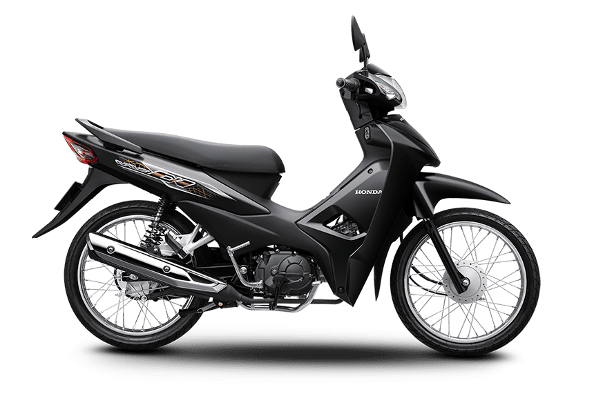 Wave Alpha 110 — đặc biệt — 2024 — màu Đen nhám, góc nhìn 7