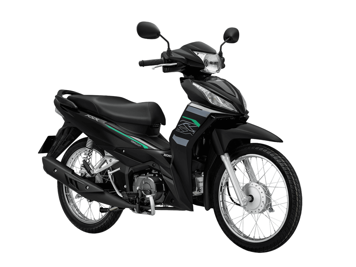 Wave RSX — Tiêu chuẩn — 2026 — màu Đen, góc nhìn 2