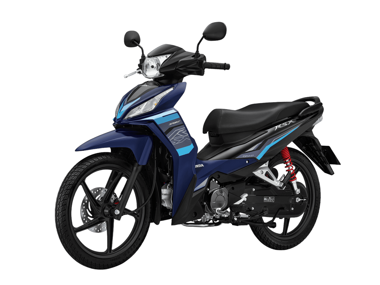 Wave RSX — Thể thao — 2026 — màu Xanh đen, góc nhìn 4
