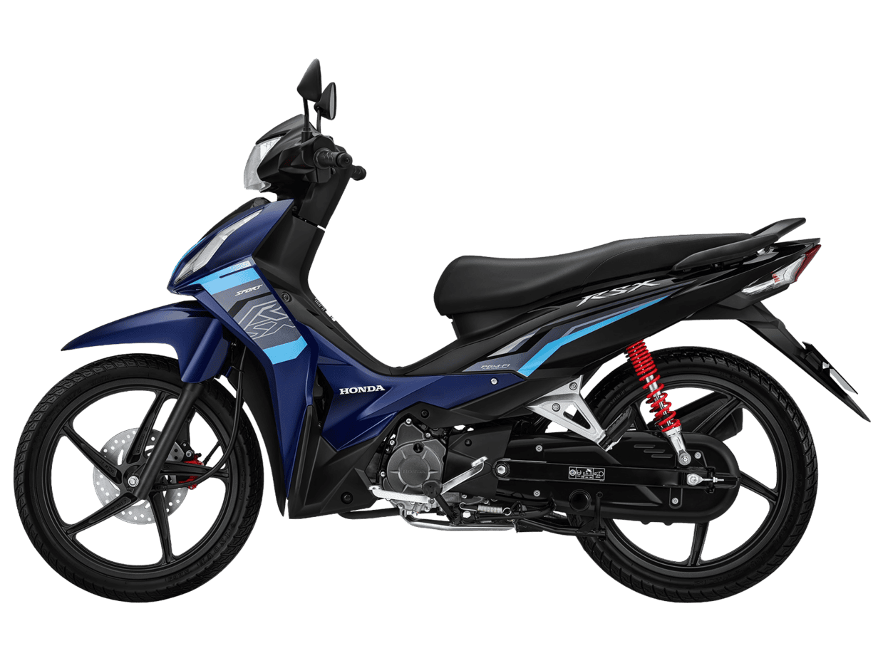Wave RSX — Thể thao — 2026 — màu Xanh đen, góc nhìn 5