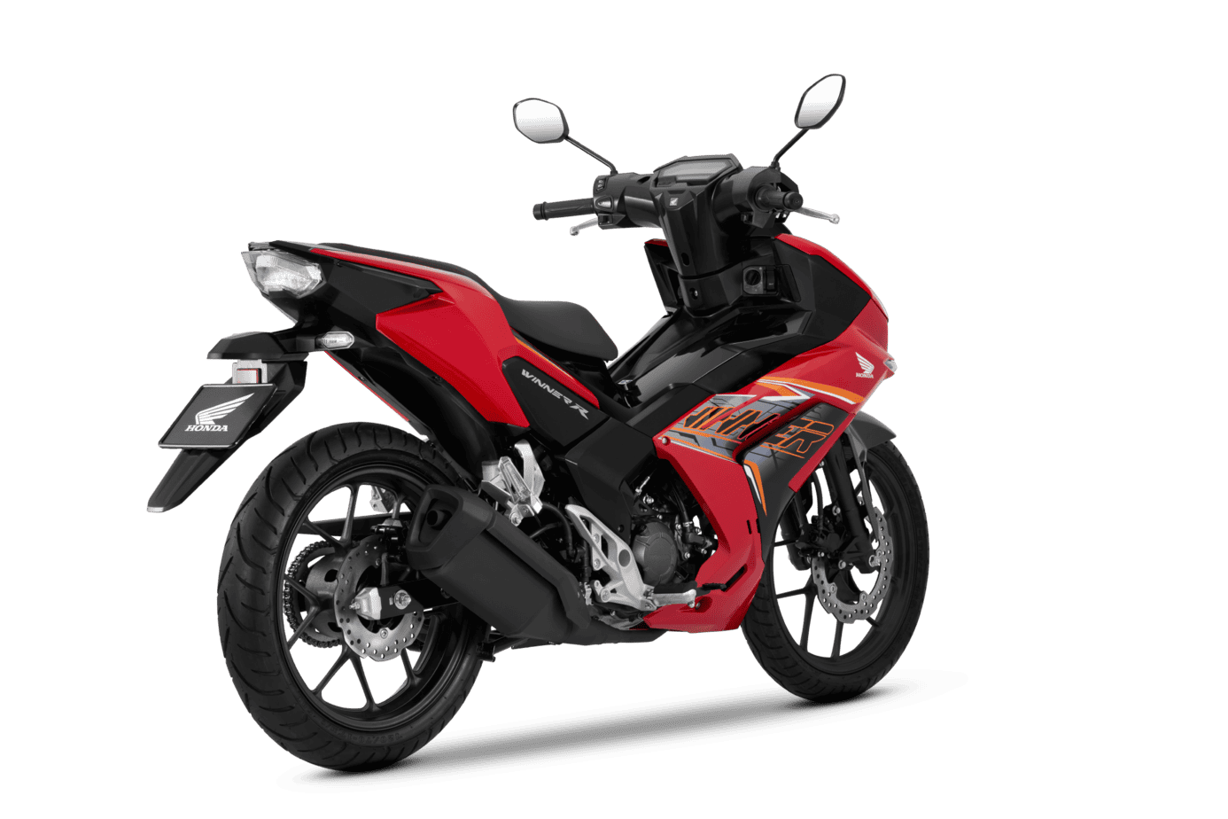 WINNER R — Tiêu Chuẩn — 2026 — màu Đỏ Đen, góc nhìn 6