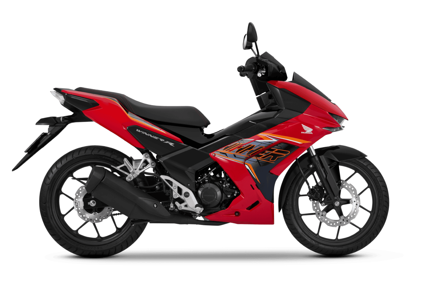 WINNER R — Tiêu Chuẩn — 2026 — màu Đỏ Đen, góc nhìn 7